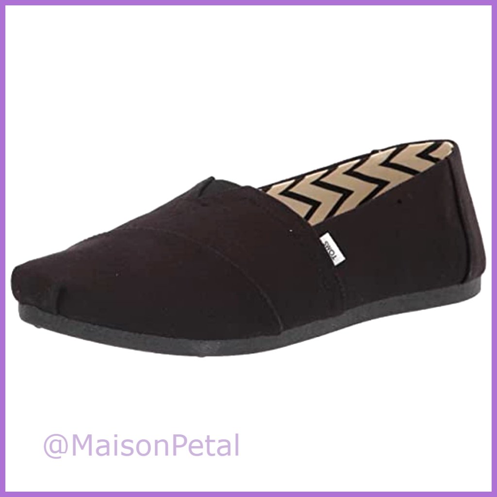 Recycled Cotton Canvas Loafers, Elastic Gore Slip-On, Eco Comfort Insole